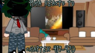 ☆Mha reacts to chapter 419-420☆ || I DONT OWN ANY OF THE TIKTOKS||