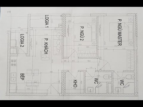 ✔ Vẽ Lại Mặt Bằng Hiện Trạng Từ Ảnh Chụp - Autocad PhuongTk | NESA iCAD
