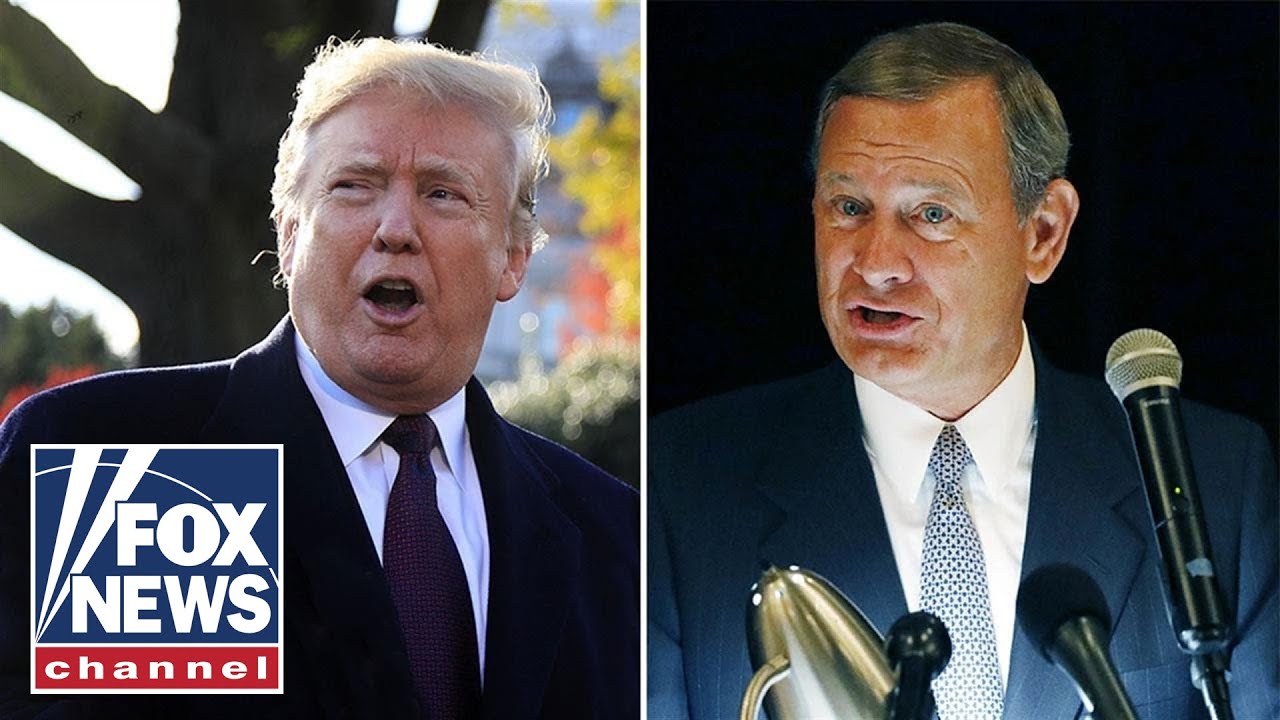Trump continues feud with Chief Justice Roberts