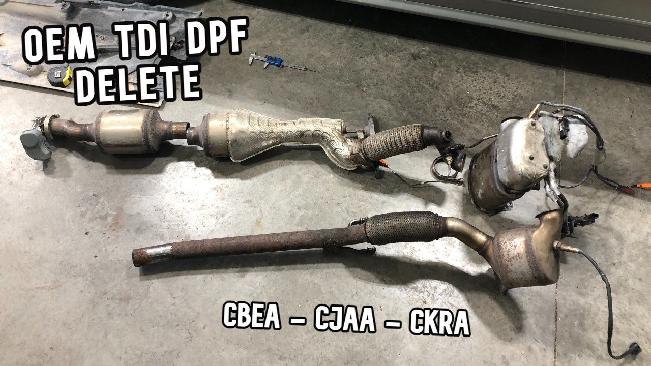 TDI DPF delete the OEM way - Using BRM exhaust