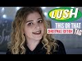 THIS OR THAT TAG | LUSH CHRISTMAS EDITION | Collaboration with GwenInRealLife • Melody Collis