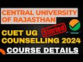 Registration Started : CURAJ UG Counselling 2024 | CURAJ UG Admission 2024 |CUET UG Counselling 2024