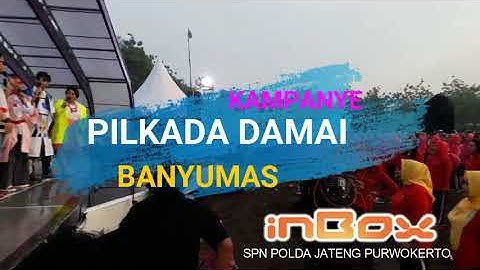 Kampanye Pilkada Damai Banyumas All Artis Inbox di SPN Polda Jateng