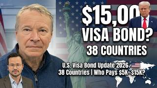 U.S. Visa Bond Update 🔴 38 Countries | Who Pays $5K–$15K?