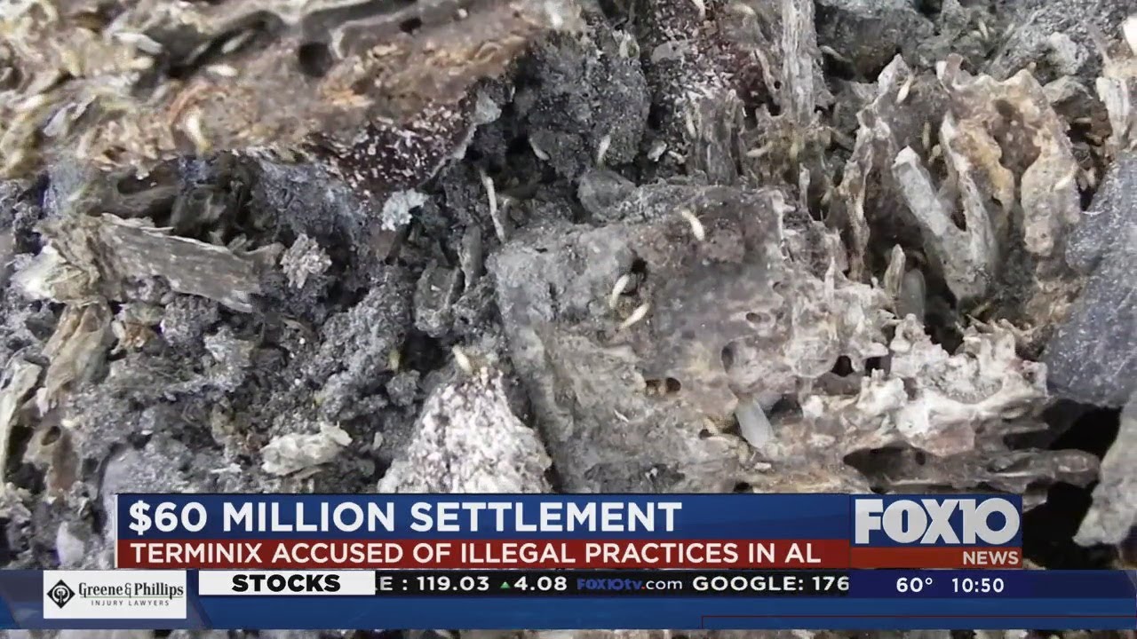 Terminix Litigation $60 million settlement with Terminix over illegal business practices ...