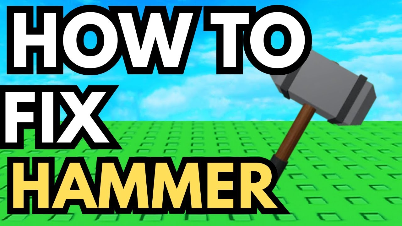 Как починить сломанный молот в игре Flee The Facility в Roblox