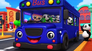 Wheels on the Bus | Fun Learning Song for Kids | ABC, Counting &amp; Colors | STEM Preschool Education”