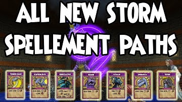 Wizard101: All NEW🌩️ STORM SPELLEMENT 🌩️Paths - ⚠️SPRING 2022 TEST REALM⚠️