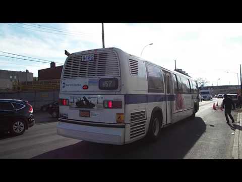 MTA NYC Bus 1997 NovaBus RTS 06 9482 On The B57 Flushing Woodward Avenues 