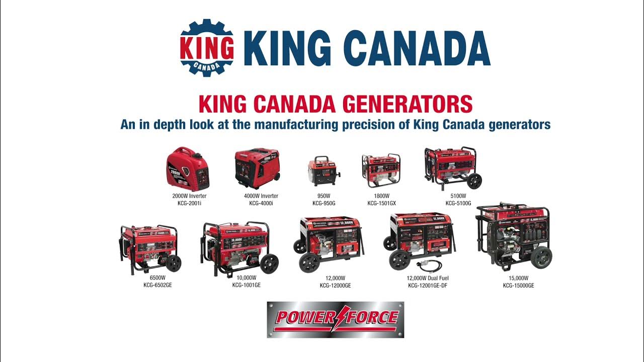 King Canada Generators! YouTube