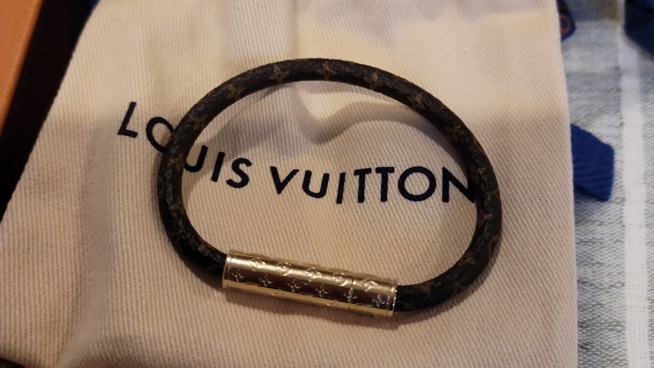 Louis Vuitton - LV Confidential Bracelet - Monogram - Brown - Size: 19 - Luxury