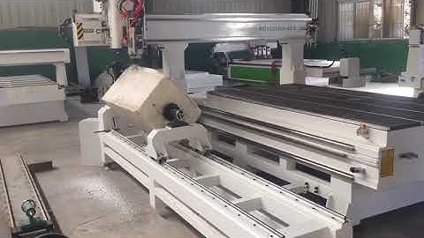 4 axis ATC CNC MACHINE RC1325RH ATC with rotary system, FOAM