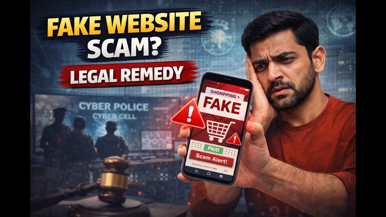 Fake Website Shopping Scam? Know Your Legal Remedy | Online Fraud Law India