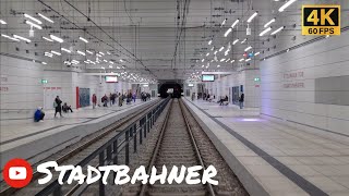 Ohne Fahrgäste durch Karlsruhe | 4K Führerstandsmitfahrt