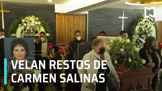 Actores amigos y familiares acuden a funeral de Carmen Salinas - Por las Mananas