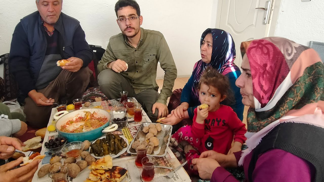 AİLECEK KÖYDE KAHVALTI #köyhayatı #köykahvaltısı