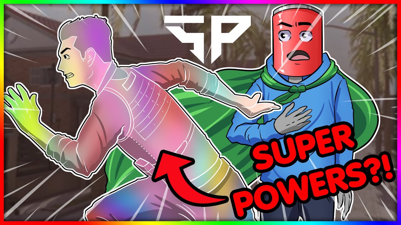 We played super people and it was hilarious