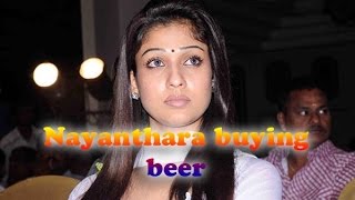Nayanthara Buying Beer Hotlatest Uncut