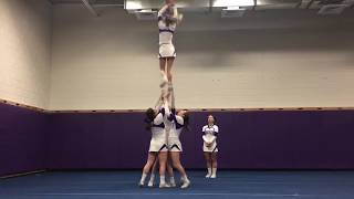 High School Cheer - Back Handspring Up Full Around Stretch Tutorial