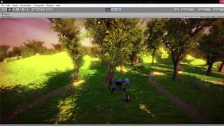 Animation on Unity3D, Mech made in Blender