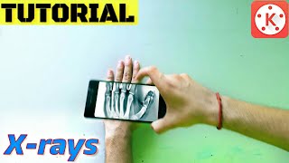 X-ray hand effect in kinemaster Tutorial  [In English] 2018