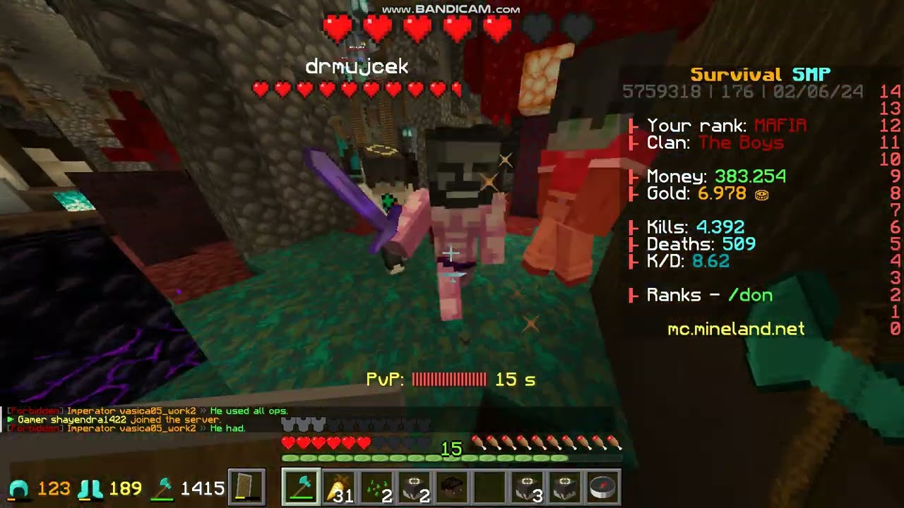 Kairoseki, drmujcek, Ihk 3v1 me in survival