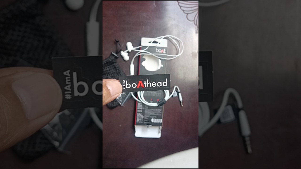 Earphones 🎚️ boAt | Bassheads 100 wired earphones