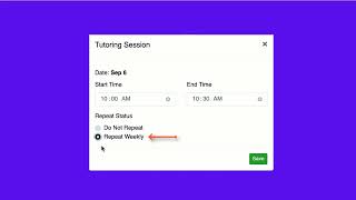 How to Schedule a Session