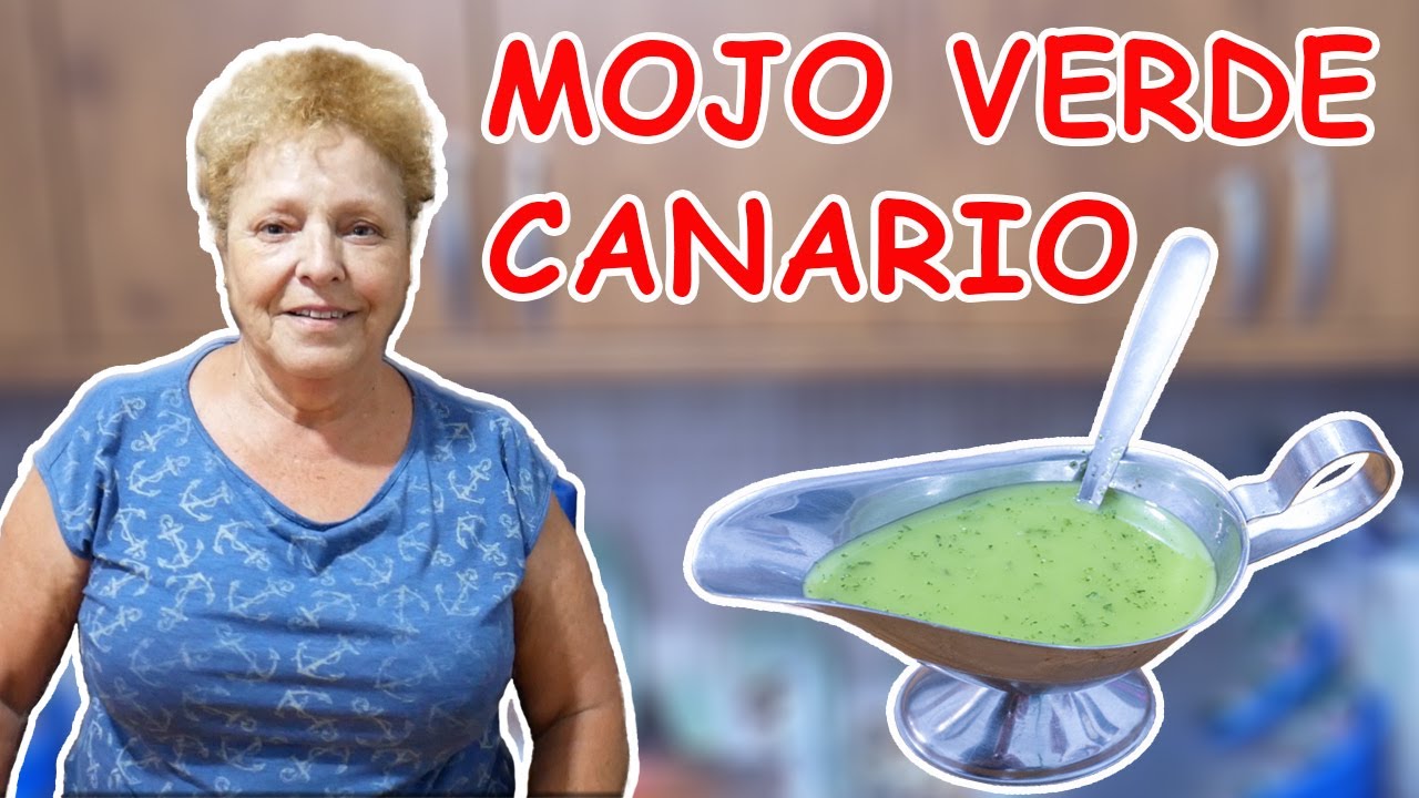 Receta del mojo verde  o mojo de cilantro canario (a mi manera)