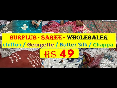 @49 rs - Surplus - Saree - chiffon / Georgette / Butter Silk / Chappa ...