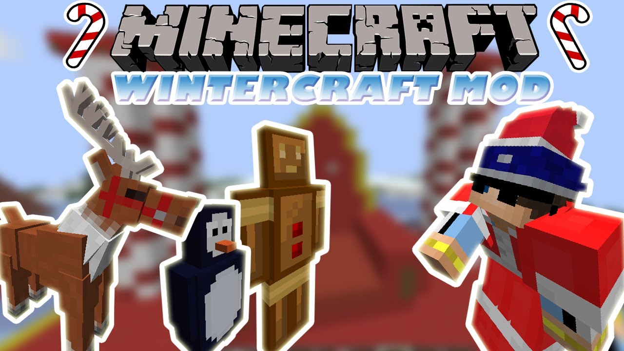 WINTERCRAFT MOD Las mejores decoraciones para Navidad! Minecraft mod