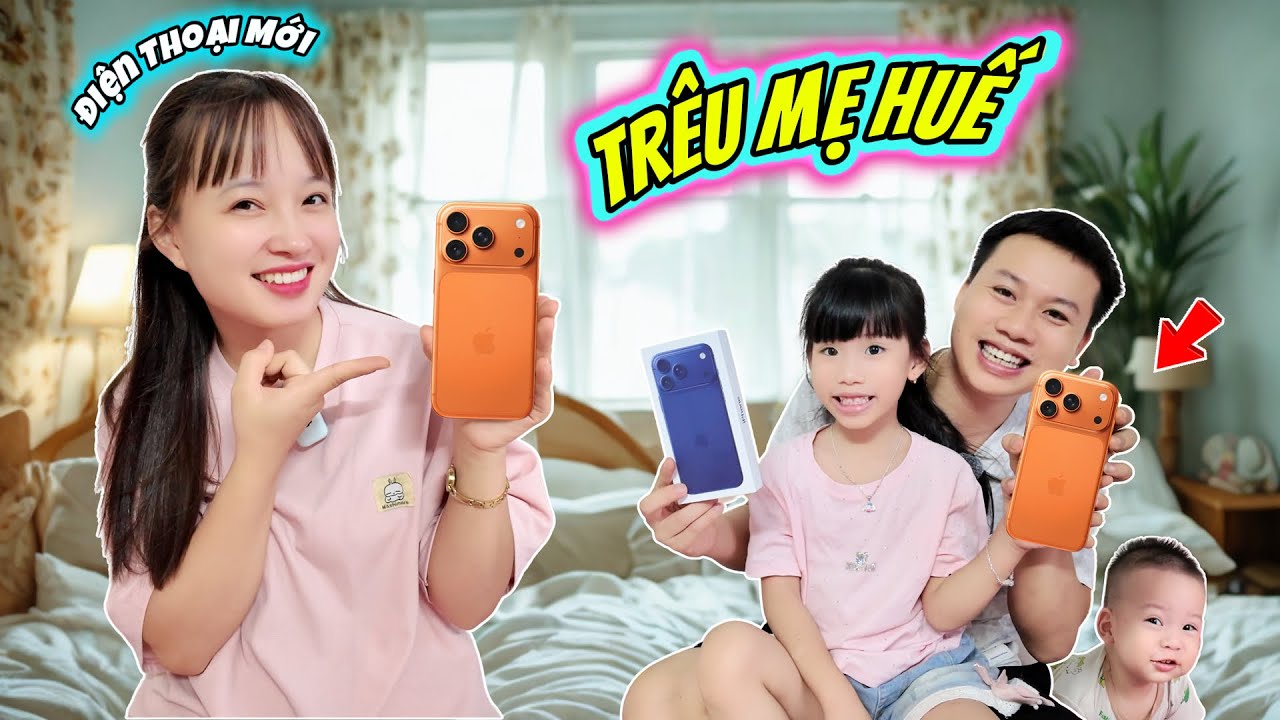 Trêu Mẹ Huế Mua iPhone 17 - MiMi Và Bố Hoàng Tặng Mẹ Huế iPhone 17 Như Thế Nào?