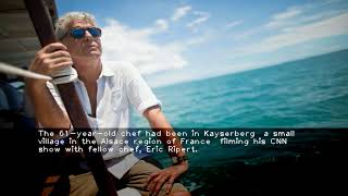 Anthony Bourdain had no drugs in his system at time of death