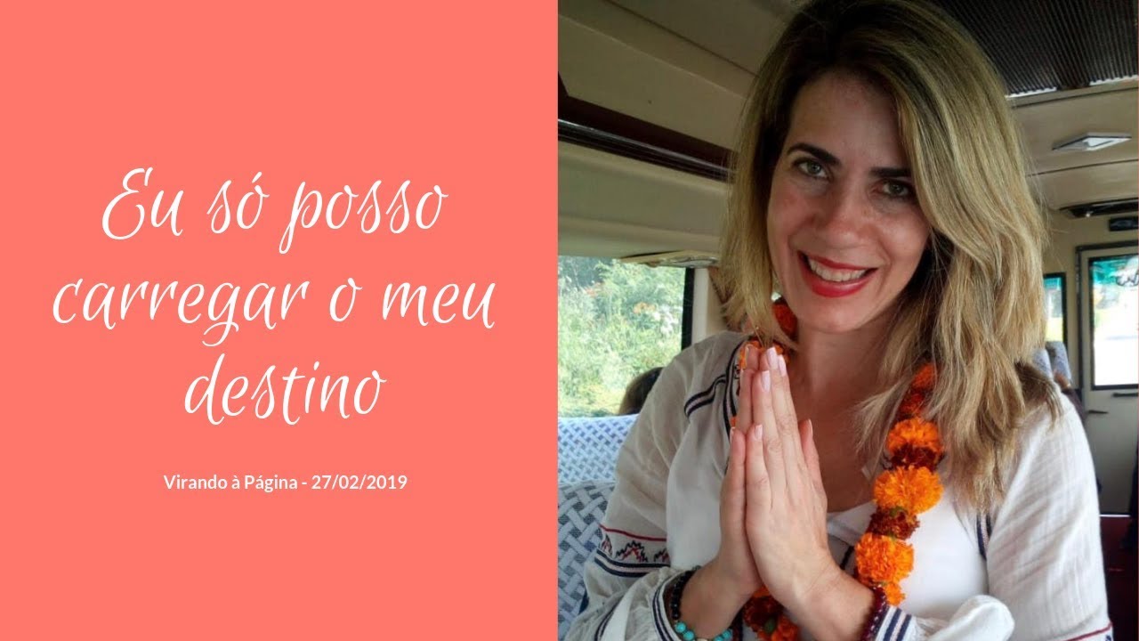 Eu Só Posso Carregar o Meu Destino - Virando a Página - Simone Arrojo - 27/02/2019   Rádio Mundial