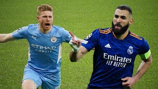Kevin De Bruyne vs Karim Benzema (2021-22 UCL Semi-Finals 1st leg Manchester City vs Real Madrid)