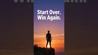 Start Over. Win Again. #facts #shortsfeed #animation #shorts#lifelessons #anime