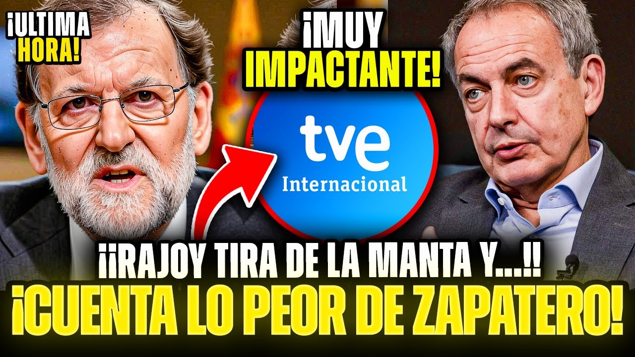 💥RAJOY ACABA DE LANZAR UNA BOMBA SOBRE ZAPATERO DONDE CUENTA SU MAYOR SECRETO EN VIVO POR LA TVE