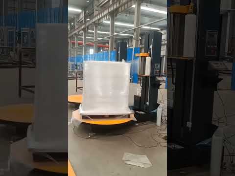 pallet stretch wrapping machine with weighing scale