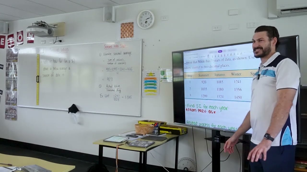 Seasonal Indices and Deseasonalising Data
