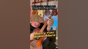 Thumbnail of Marry You by Bruno Mars Guitar Tutorial! #shorts #guitar #guitarra #music #musica #youtubeshorts
