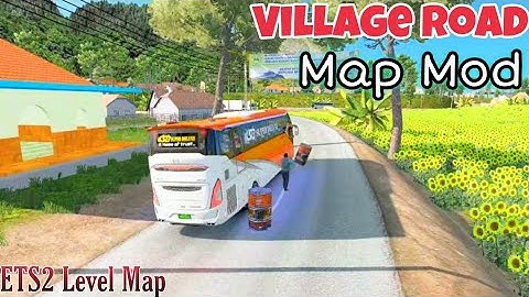 ETS2 Village Road Map Mod For Bus Simulator Indonesia| Bussid map mod| Bussid 3.7.1