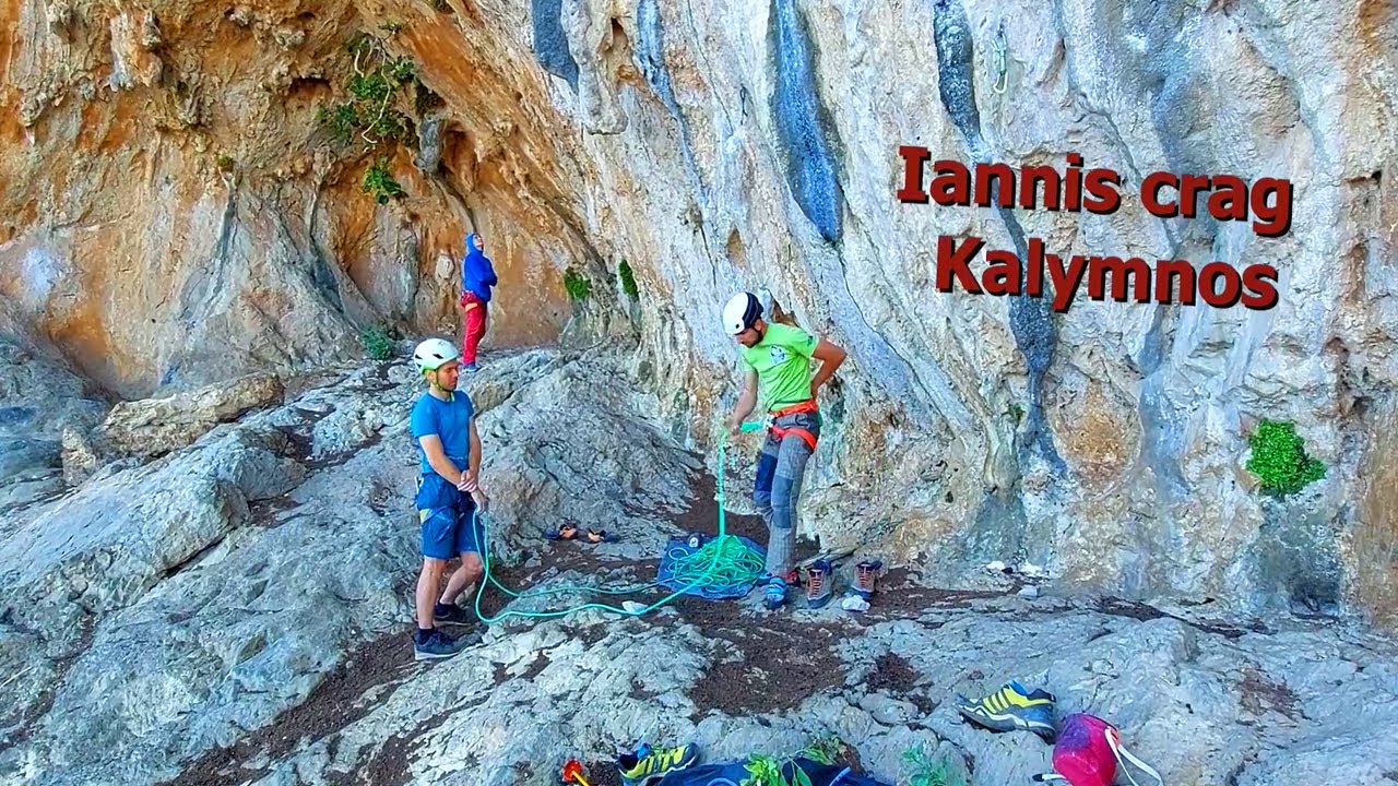 Sevasti (7b) and Themelina (7b+), climbing on Iannis crag