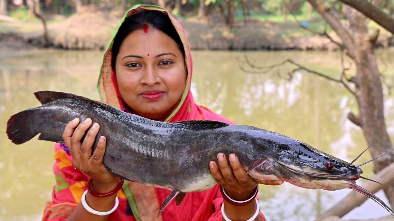 3.5 kg জ্যান্ত মাগুর মাছের(cat fish) ঝাল ঝাল করে রসা রান্নাamazing
