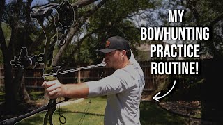 How I Practice For Bowhunting - (Quick, Easy Routine)