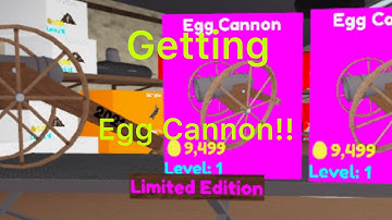 Finally Getting EGG CANNON In ROBLOX cube defense!