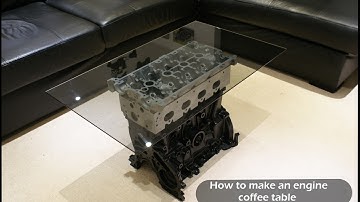 How to make an engine coffee table Top Gear style