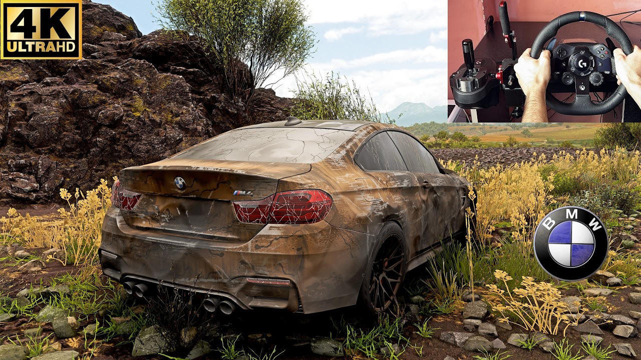 RESTORED & RACED VS SUPERCARS BMW M4 F82 | Forza Horizon 5 Steering Wheel Gameplay