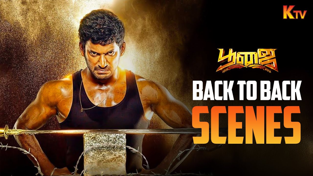 Poojai  Movie Back to Back Scenes | Vishal | Shruthi Haasan | Sathyaraj | Soori | KTV