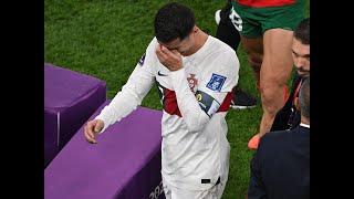 Cristiano Ronaldo Cries After Portugal World Cup Loss to Morocco