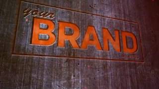 Анимированный Логотип - Металлический Штамп